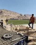 آغاز عملیات اجرایی برج‌های نوری ورزشگاه لنده