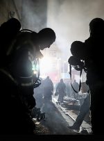 بیمارستان گاندی تهران آتش گرفت