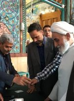  حضور ناطق نوری در نخستین دقایق رای گیری در حسینیه ارشاد