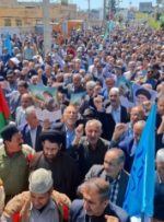 حضور پرشور مردم در راهپیمایی روز قدس تیری بر قلب صهیونیسم جهانی و پیامی روشن به جهانیان بود حضور پرشور مردم در راهپیمایی روز قدس تیری بر قلب صهیونیسم جهانی و پیامی روشن به جهانیان بود