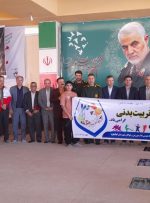 غبارروبی گلزار شهدای شهر دهدشت به مناسبت هفته تربیت بدنی